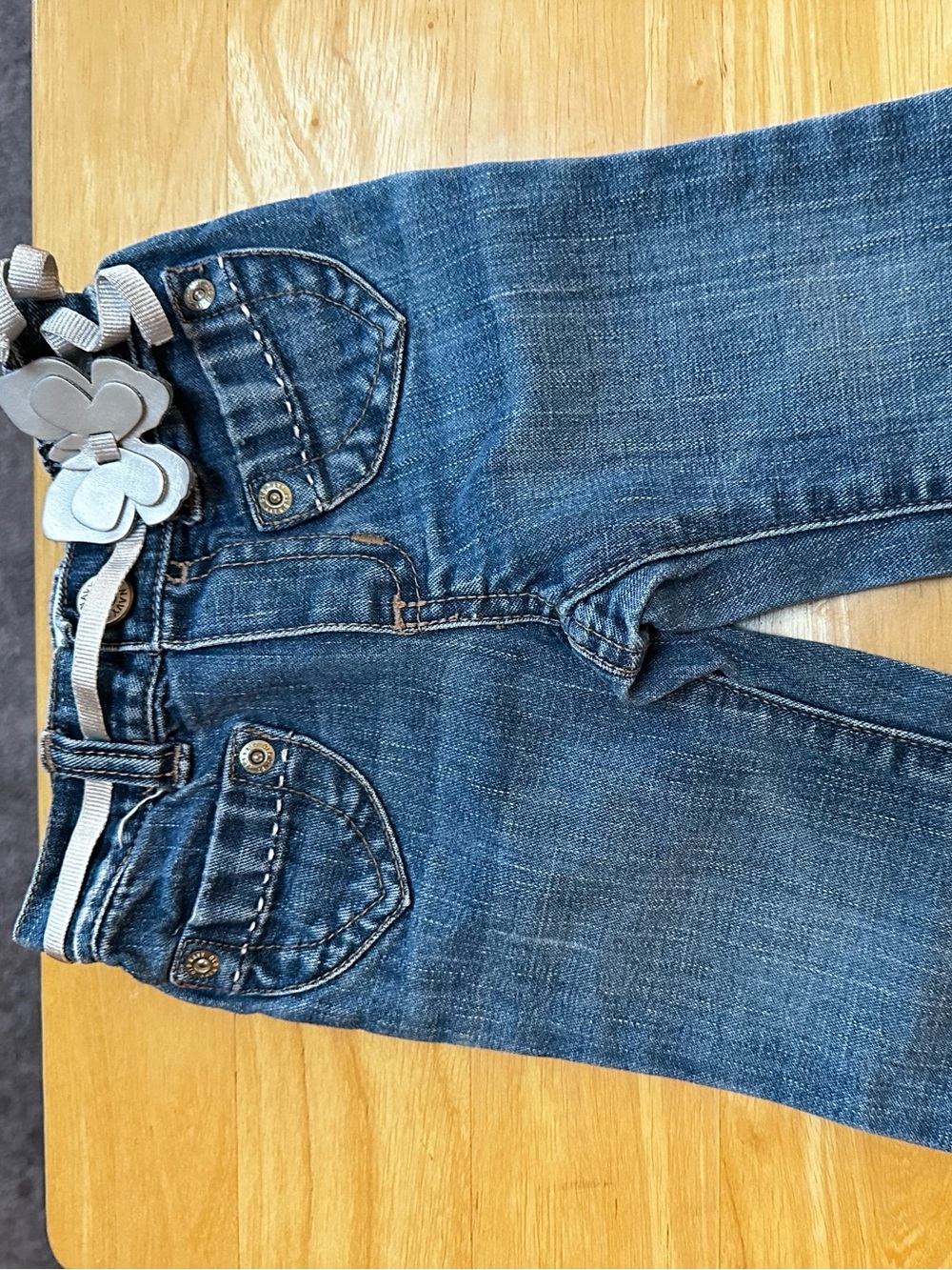 Old Navy Infant Jeans with attached butterfly belt
